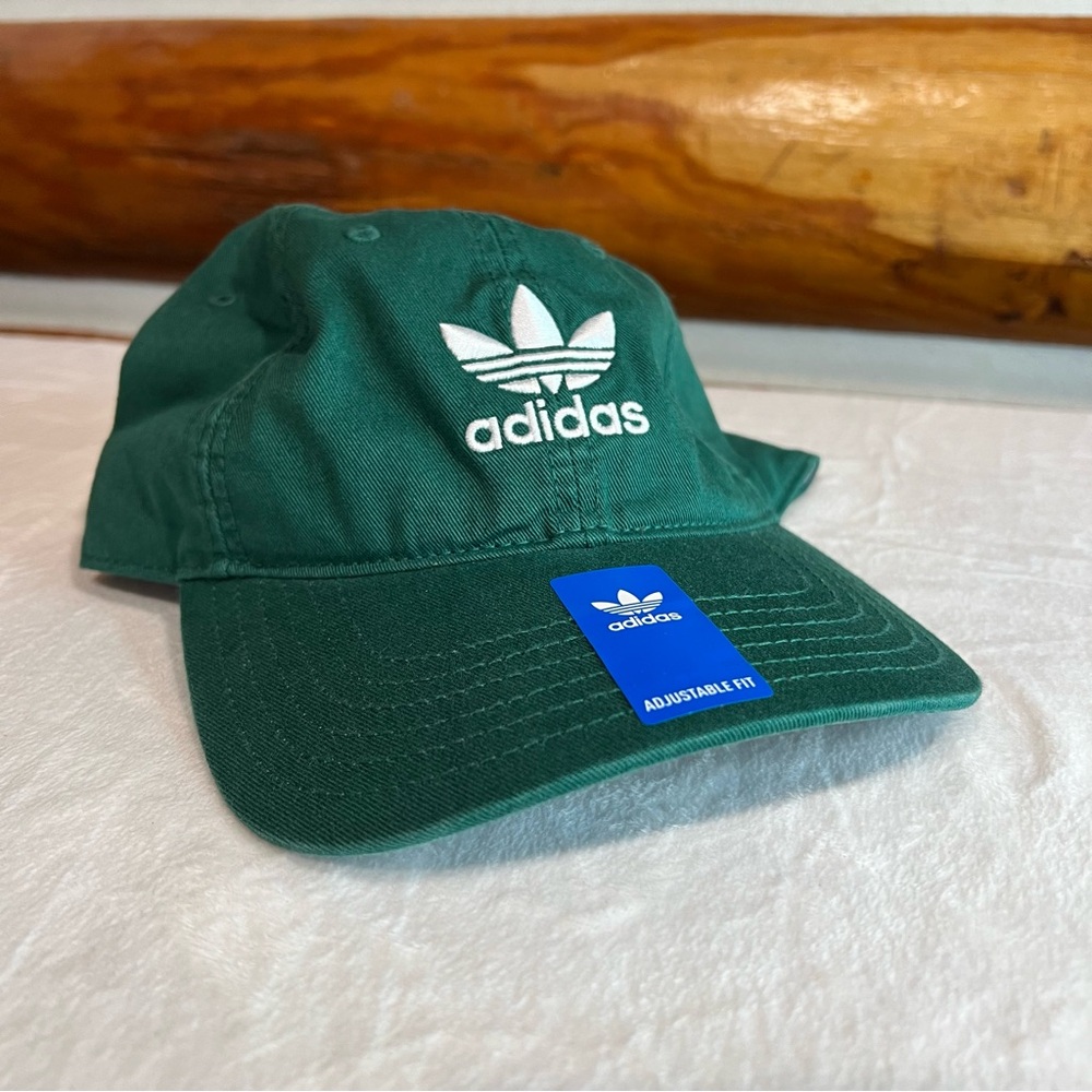 Adidas Collegiate Green Relaxed Strapback Cap